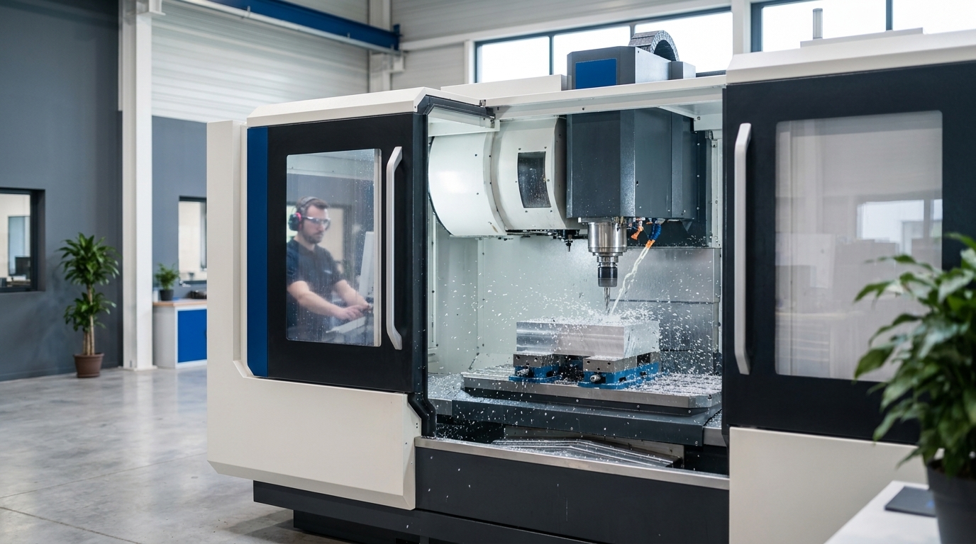 Machine CNC en usinage